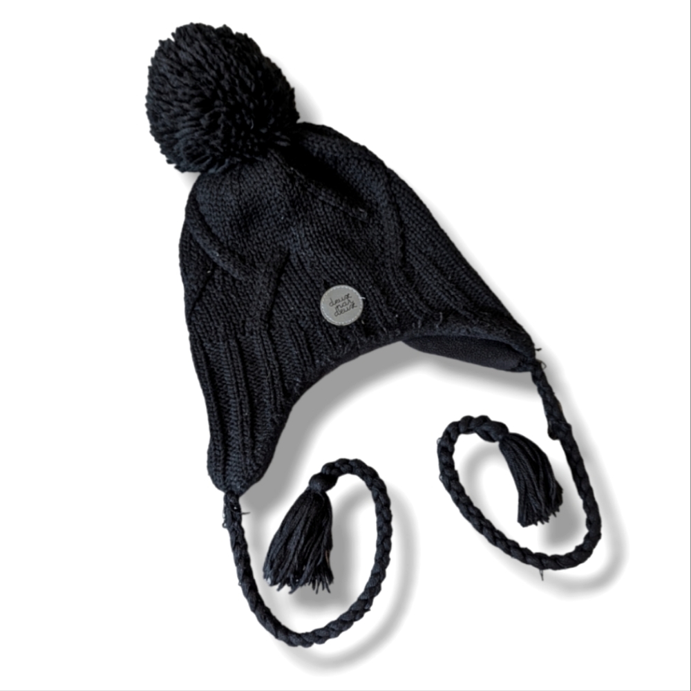 Deux par deux black tuque 2-3Y